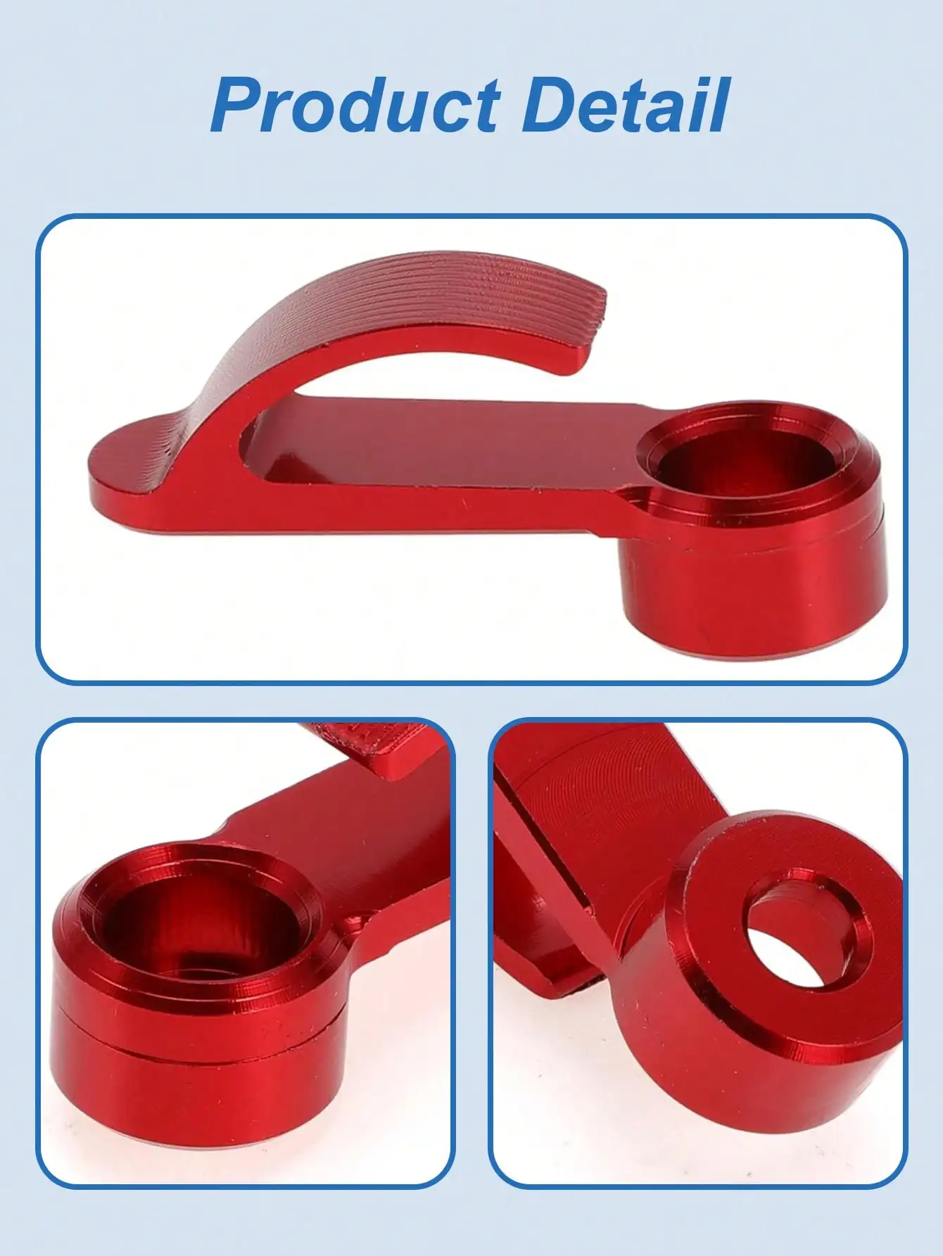 Klappbare Motorrad-Gepäckträger-Haken - usage example