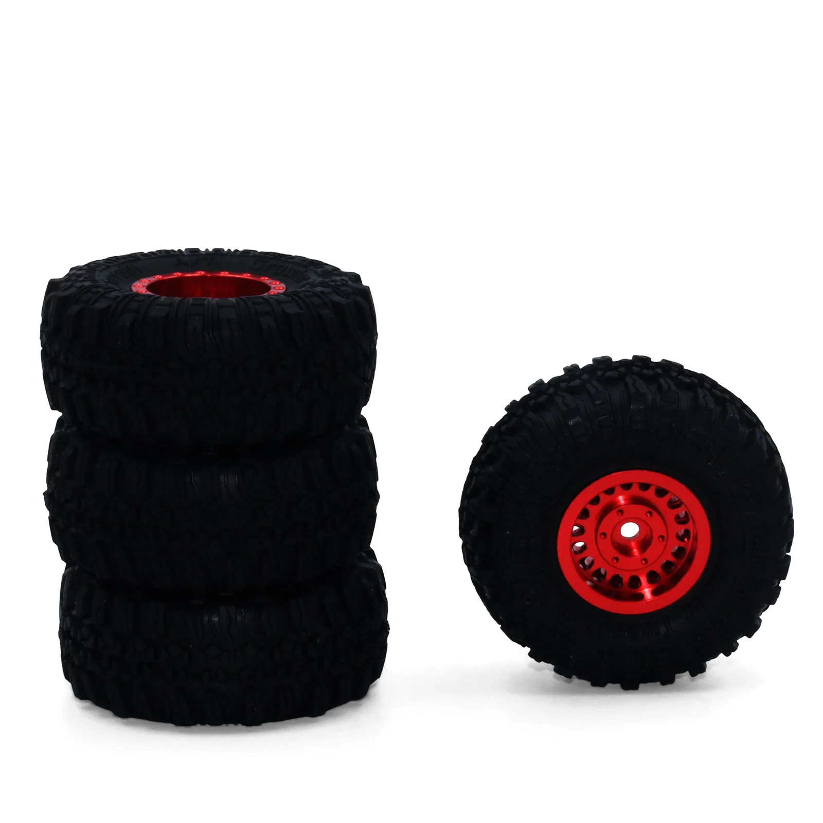 1.0 بوصة مجموعة إطارات التسلق القوية مناسبة ل Scx24 Trx4M Fcx24 Fms Ax24 90081 1/24 1/18 مقياس الصخور الزاحف العالمي ترقية الملحقات