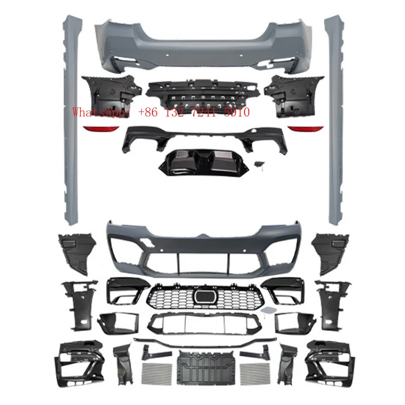 Hongsheng High Quality body kits are suitable for upgrading and modifying the new 5 Series G30 G38 LCI into M5 models.