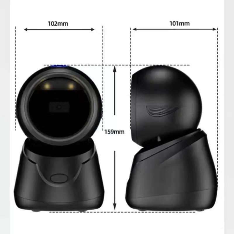 Picture 5: 1D 2D Barcode Scanner Desktop Supermarket USB QR Code Reader Wired Automatic Sensing Data Matrix EAN UPC Reading Decoder