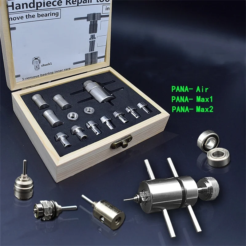 Dental Multifunctional Repair Kit Portable Handpiece Maintenance Tools Stainless Steel Dental Bearing Disassembly & Installation