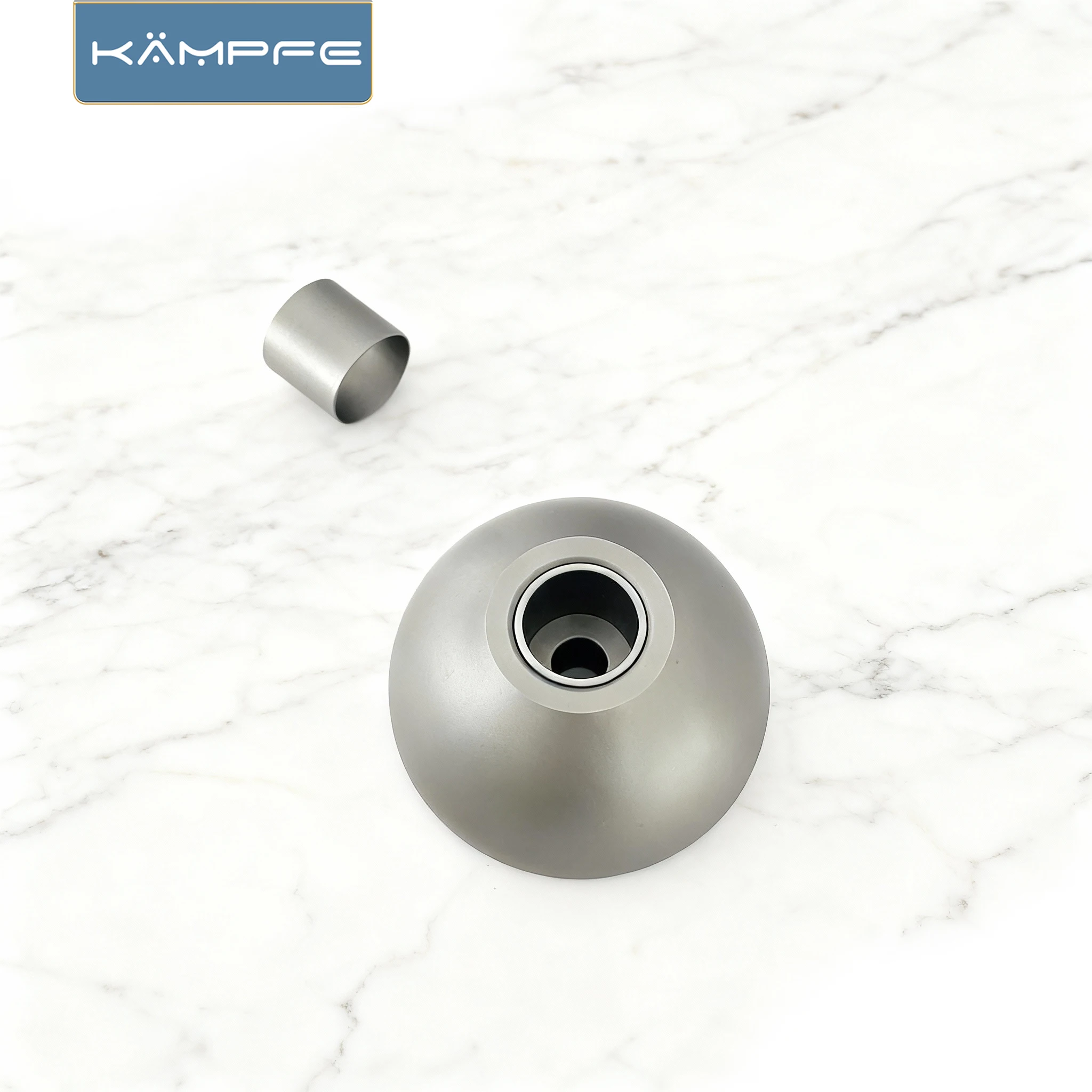 KAMPFE CNC machining Aluminum base Mens Shaving Safety Razor Stand  for Applicable to a variety of shaver handles view 3