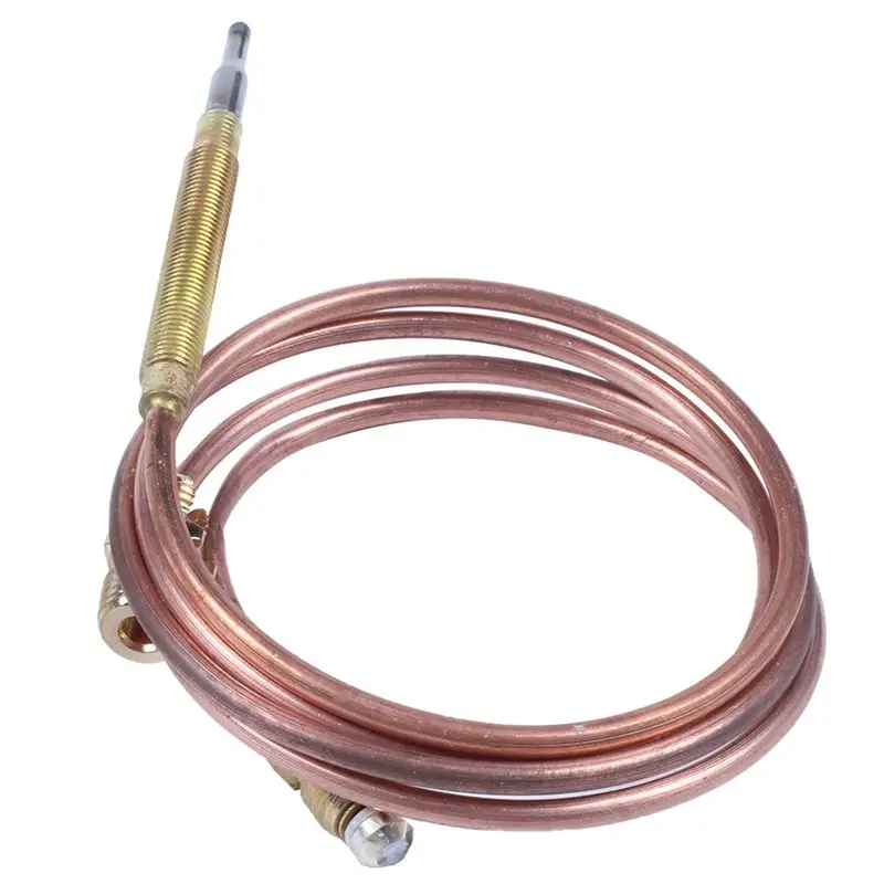 

10 Set 900Mm Gas Stove Universal Thermocouple Kit M6X0.75 With Spilt Nuts (Five) Replacement Thermocouple A62X