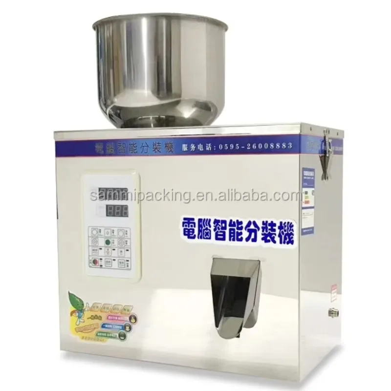 

2-100 Gram Automatic Powder Filling Machine for Tea Apparel Sachet Packing Weigher Included for Film Foil Packaging Used