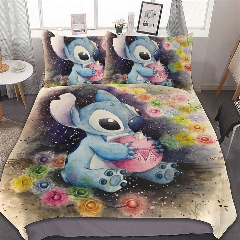 

2/3pc Duvet Cover Retro Stitch Single Double Children's Gift Holiday Gift Fashion Design One Quilt Cover One or Two Pillowcases