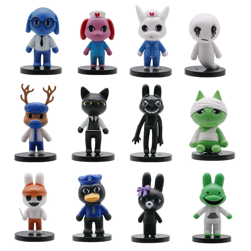 New Horror Animal Hospital Figurines Series, Peripheral Games, Puppy and Kitten doll Models, Figurines for Moving