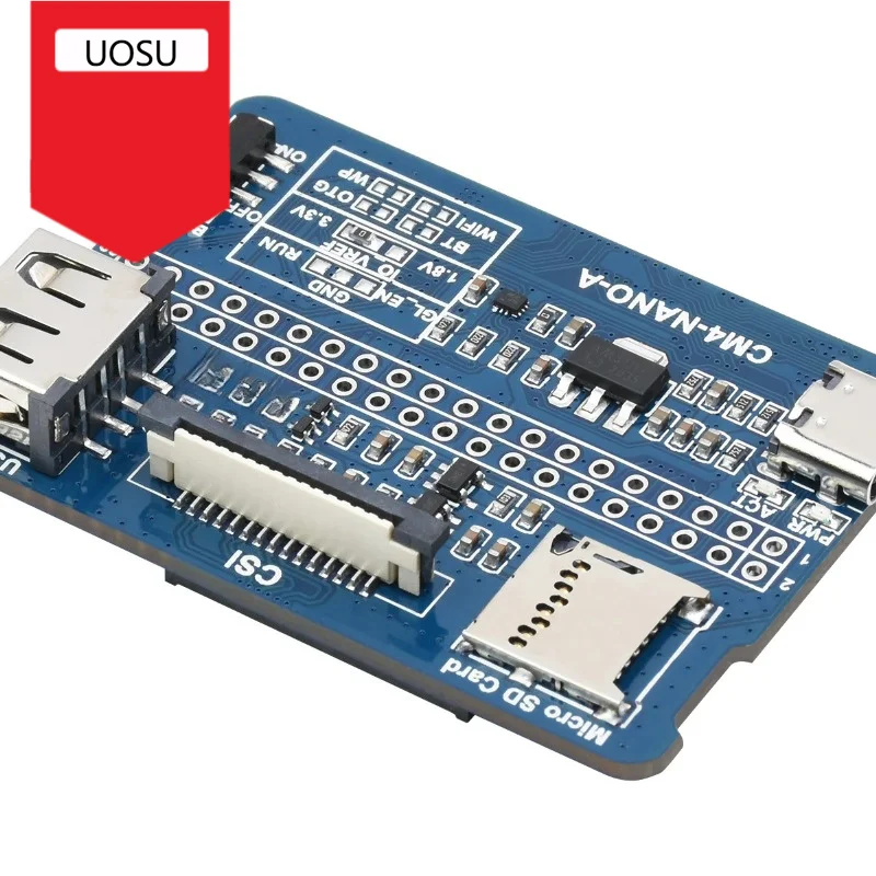 1Pcs Nano Base Board (A) IO BOARD for Raspberry Pi Compute Module 4, Same Size as the CM4, CM4 Carier Board
