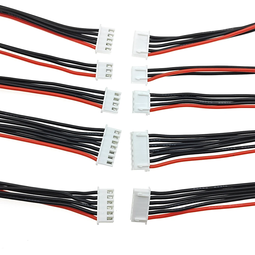 5PCS JST-XH 1S 2S 3S 4S 5S 6S 5cm 8cm 10cm 15cm 20cm 3239-22AWG Przedłużacz kabla do ładowarki RC Lipo