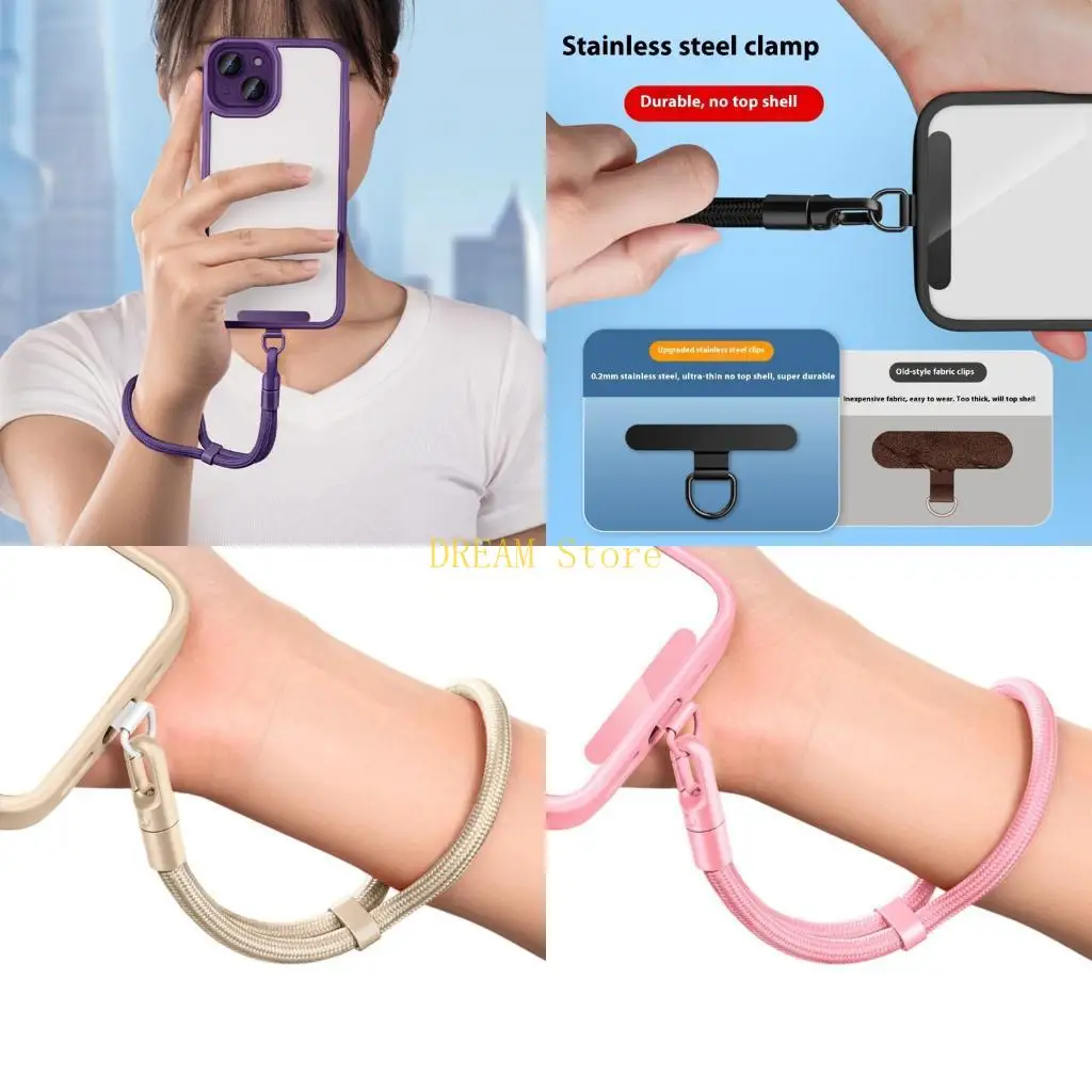 

Person Adjusting Phone Cord Polyester Material Anti Loss Feature For Everyday Use best sale