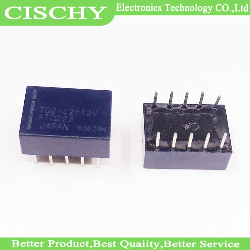 5Pcs/Lot Relay Tq2-L2-12V Tq2-L2-12V Atq223 Dip10 New And Original