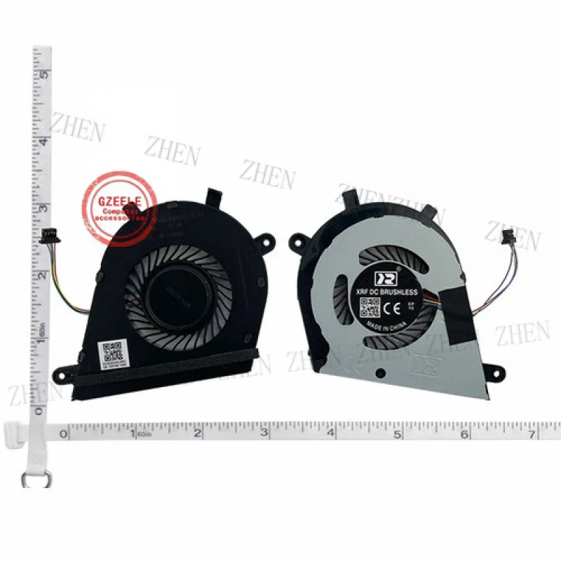 

Y New Laptop CPU Cooling Cooler Fan for Dell Inspiron 13 7370 7373 7380 4 Pins