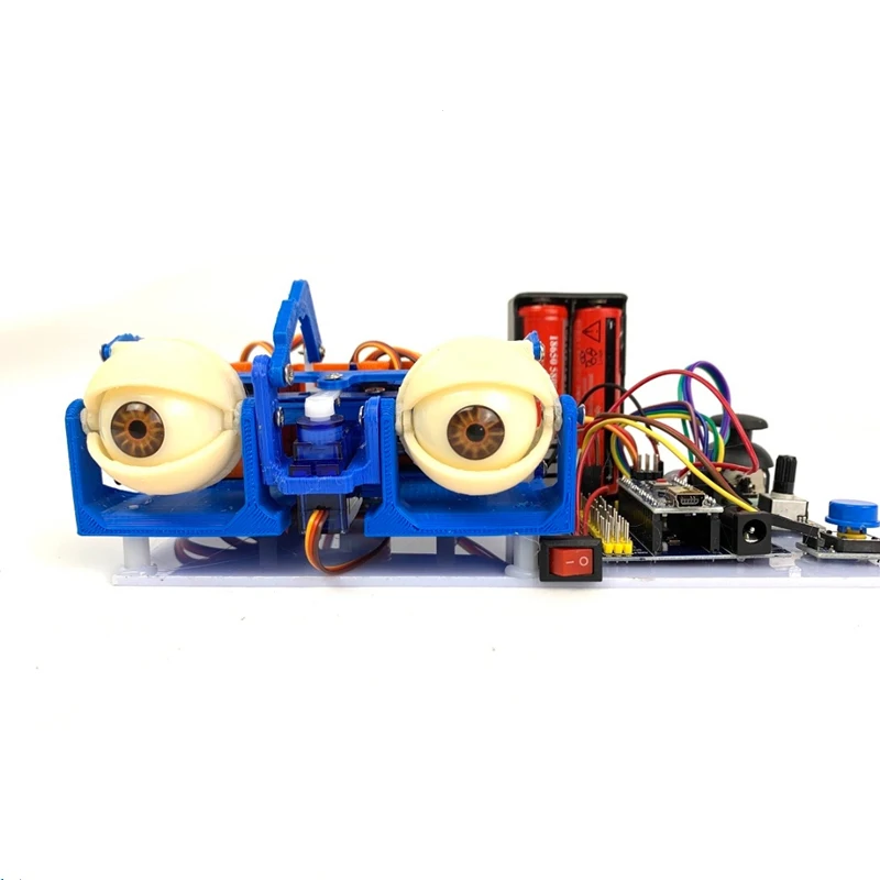 Joystic Control Robotachtig Oog Voor Arduino Robot Nano 6 Dof Bionische Robot Met Sg90 3d Printing Bionisch Oog Open Source Code Diy Kit