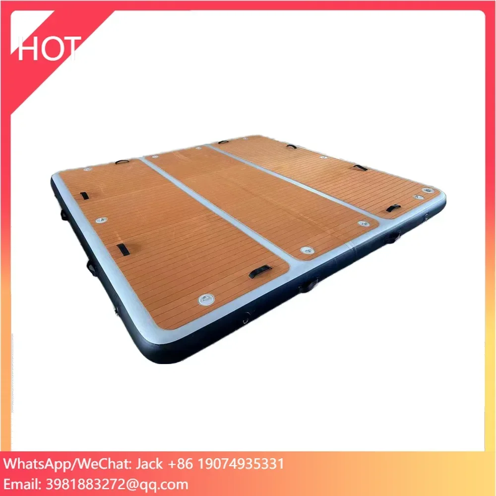 Isola per tappetino da nuoto galleggiante con acqua per barca gonfiabile Dropstitch da 3M