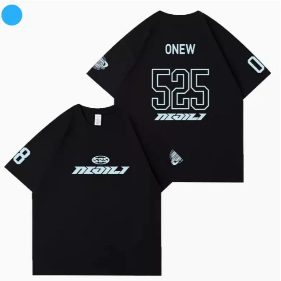 KPOP SHINee World Tour Oversized T Shirt Women Men ONEW KEY MINHO TAEMIN JONGHYUN 100% Bawełna O-neck Short Sleeve Graphic Tees