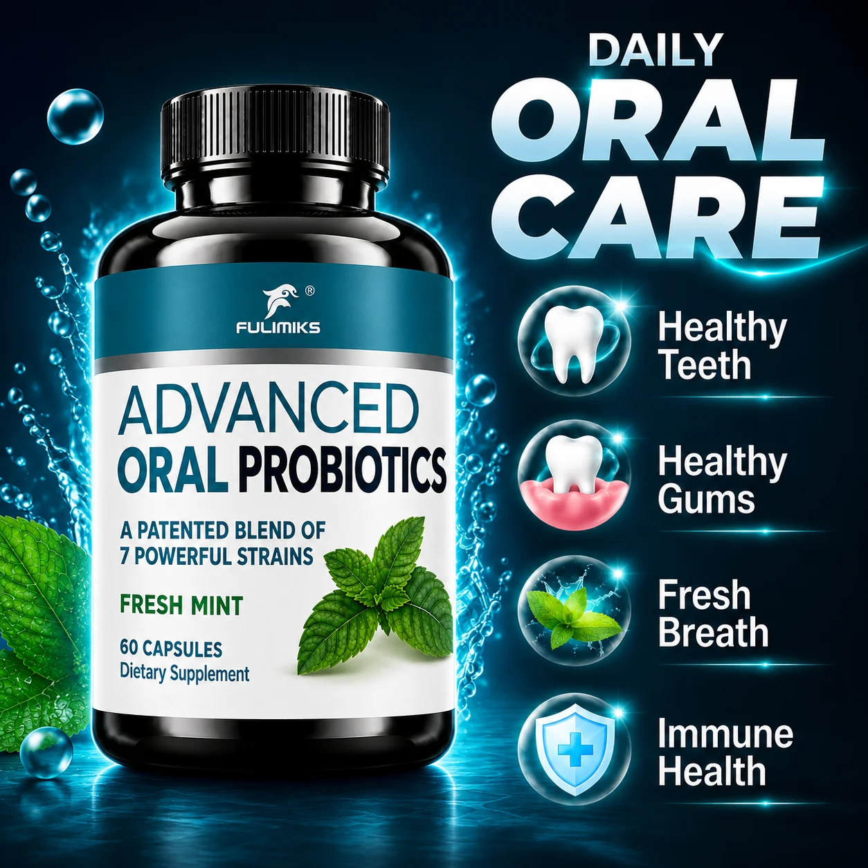 Suplemento de Probióticos Oral - Health And Wellness Promotion reseña y precio