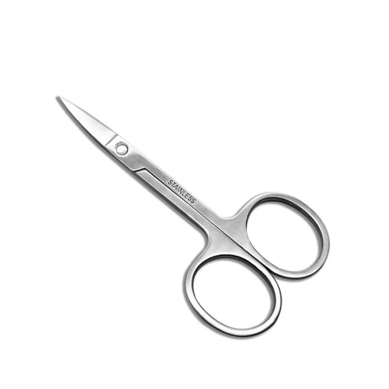 1pcs Stainless Steel Small Nail Tools Eyebrow Hair Scissors Cut Manicure Cuticle Trimming Tweezer Pedicure Permanent Makeup Tool