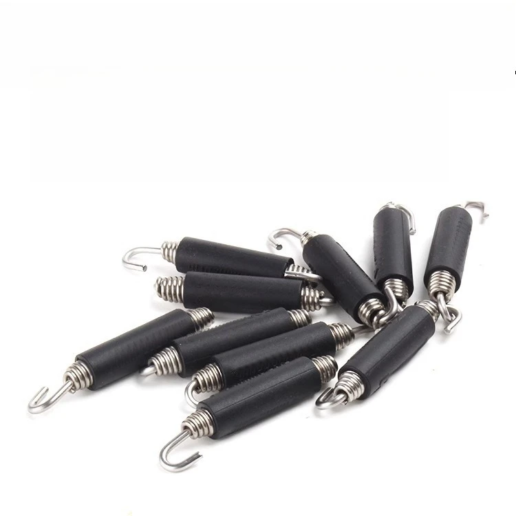 Motorcycle exhaust pipe modified tension spring, stainless steel thickened hook spring, universal fixed accessories