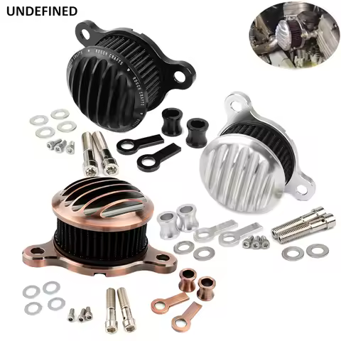 Motorcycle Air Filter Black CNC Air Cleaner Intake System for Harley Sportster Iron 883 XL883 XL1200 48 Forty Eight 72 1991-2024