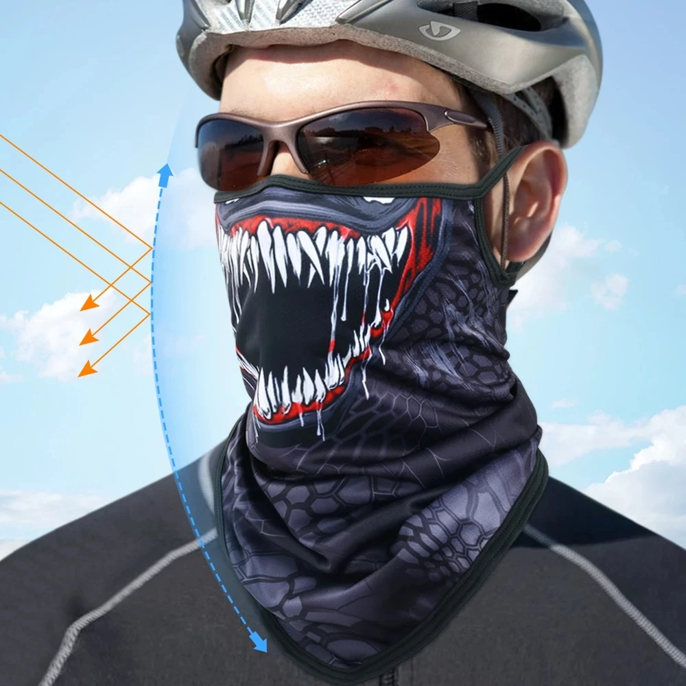 Summer Protective Sport Masks Cycling Neck Gaiter Joker Bandana Hunting Hiking Scarf Bicycle Face Mask Venom Headgear Balaclava