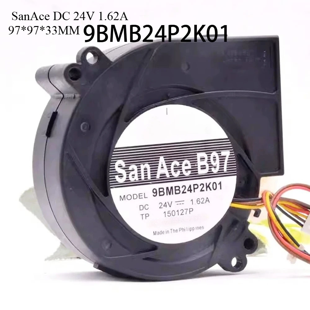 

New FOR SANYO radiator 9BMB24P2K01 SanAce DC 24V 1.62A 97*97*33MM Server Driver Fan