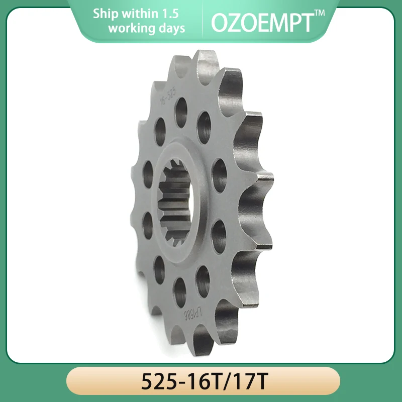 OZOEMPT（525-16T/17T）Motorcycle Rear Sprockets For YA/MA-HA YZF-R6 YZFR6 06-24 TDM850 4TXL 96-98 TRX850  96-00