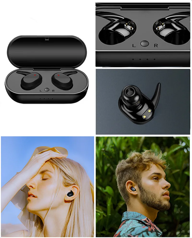 Écouteurs intra-auriculaires sans fil Bluetooth 5.2 TWS Y30, écouteurs oco, réduction du bruit, étanche, tous les téléphones