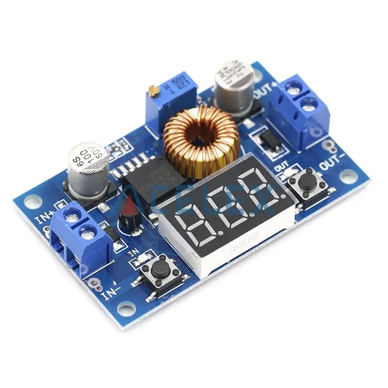 XL4015 5A High power 75W DC-DC adjustable step-down module+LED Voltmeter Power supply module