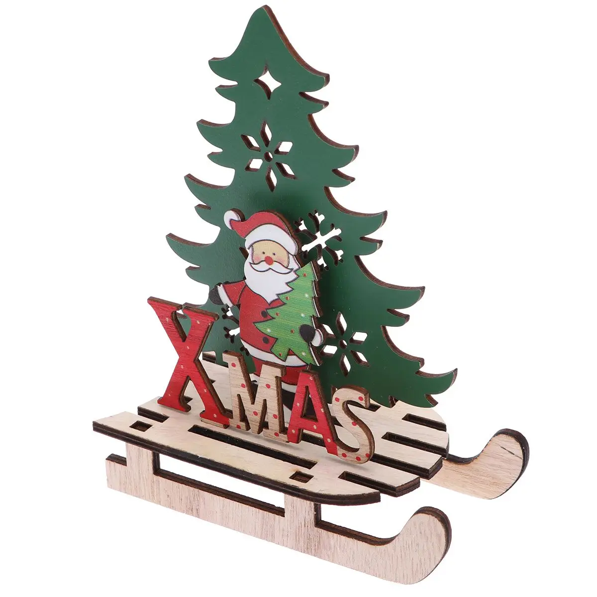 

Wooden DIY nament Christmas Decor High Diy nament Christmas Quality Eco Friendly Festive Atmosphere Xmas Craft