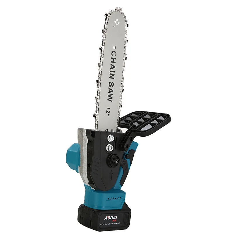 Border New 12-inch Lithium Battery Chainsaw, Outdoor Logging Electric Small Charging Handheld Chainsaw, Logging Saw Wholesale