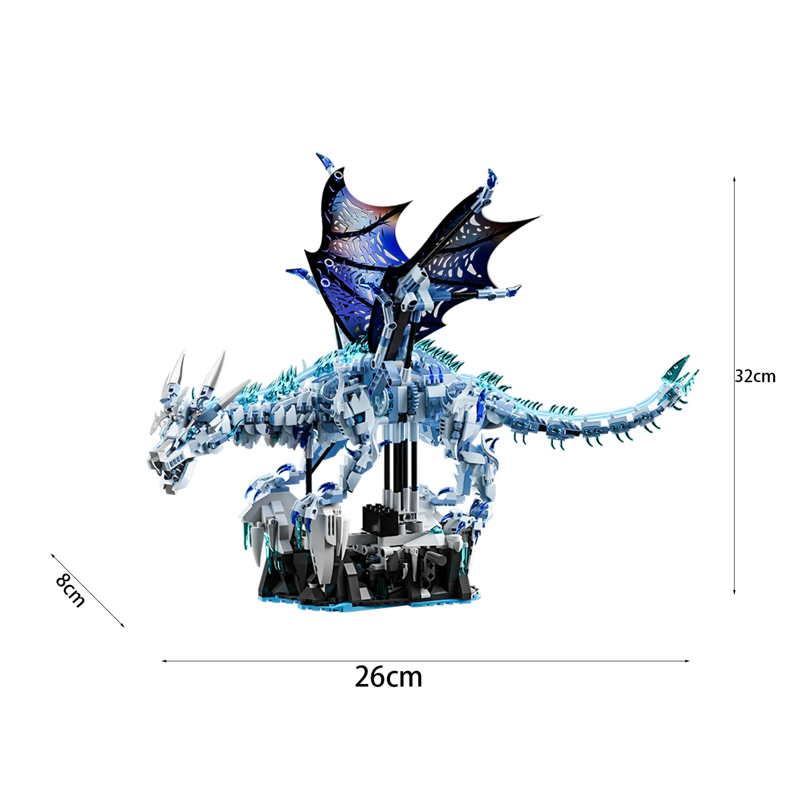 Más de 1600 Uds. Juego de bloques de construcción de juguete de dragón, Motor de ladrillo de dragón, juguete educativo de potencia, juguete de ensamblaje, regalo para niños, juguete para adultos, regalo de cumpleaños