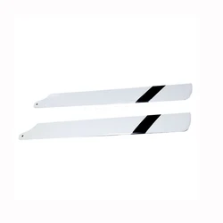 1Pair Carbon Fiber Main Rotor Wing Length 205mm Propeller Aperture 2mm Paddle Replacements for T-REX Align 250 RC Helicopter