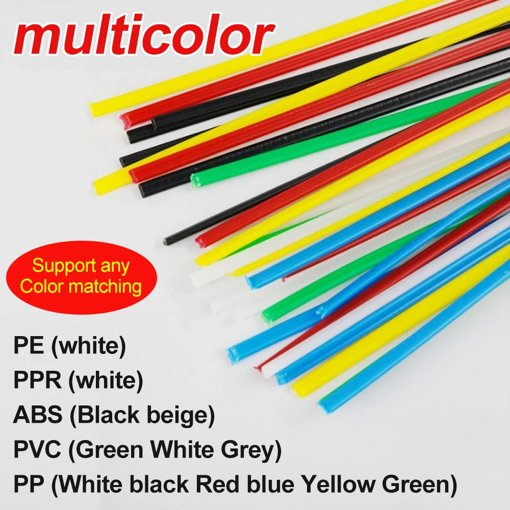 Imagem -02 - Plastic Welding Rods Conjunto Kits Polipropileno Welding Sticks pp pe Pvc Abs Ferramentas de Reparo do Pára-choques do Carro para o Soldador Plástico 20cm 50 Pcs