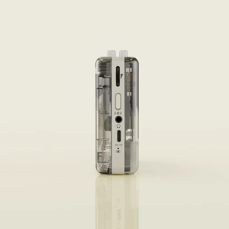 مشغل كاسيت ستيريو باندا 6508 مشغلات ريترو مشغل واحد شفاف محمول وكمان هدايا مخصصة #4