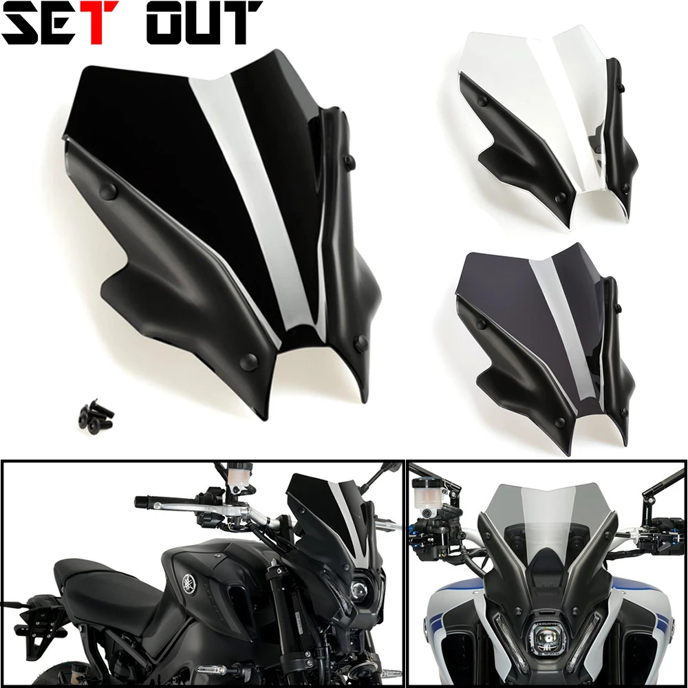 

Аксессуары для мотоциклов, дефлектор лобового стекла, обтекатель солнцезащитного козырька для Yamaha, новый MT09 MT-09 21-22 FZ09 mt09 2021 2022