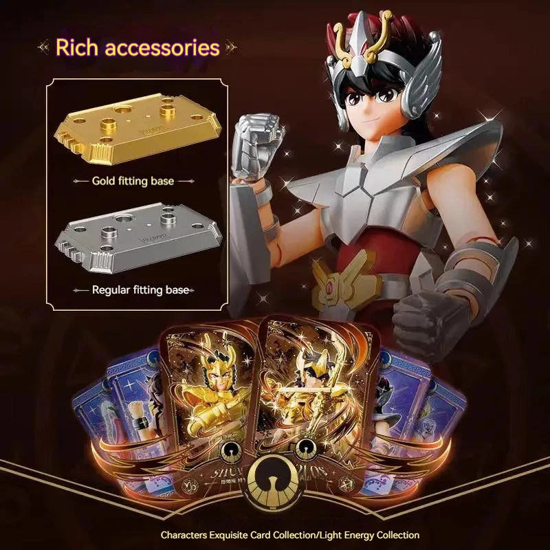 New Blokees Saint Seiya Star Edition First Sagittarius Golden Saint Cloak Assembly Model Blind Box Children'S Birthday Present