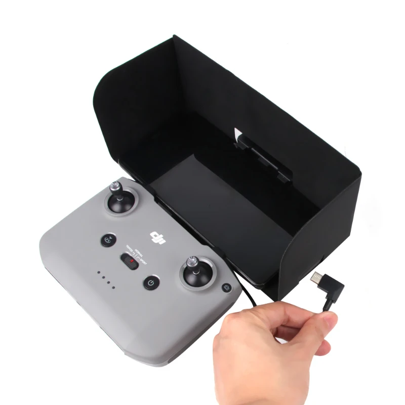 Sun Hood Mobile Phone Sunshade Cover for DJI Mavic Air 2 / Air 2S RC-N1 Remote Control Magnetic Foldable Hood Drone Accessories