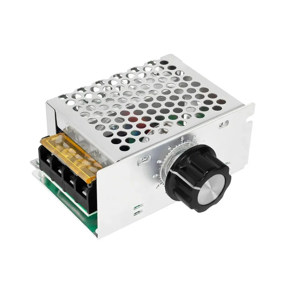 

4000W imported high-power silicon controlled electronic voltage regulator dimming speed regulation temperature insurance case