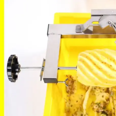 Máquina Manual de pelado de piña y cóos, pelador de piña Manual, Mini pelador de piña