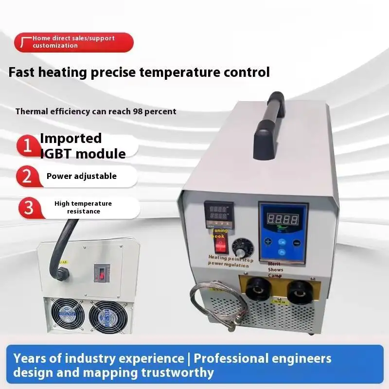 Electric Magnetic Heater Portable Handheld Motor Repair Thermal Disassembly Coupling Induction Heating Removal Installation