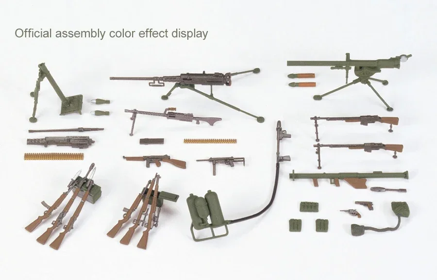 Piezas de plástico de escena TAMIYA modelo 35121 Juego de armas de infantería estadounidense 1/35