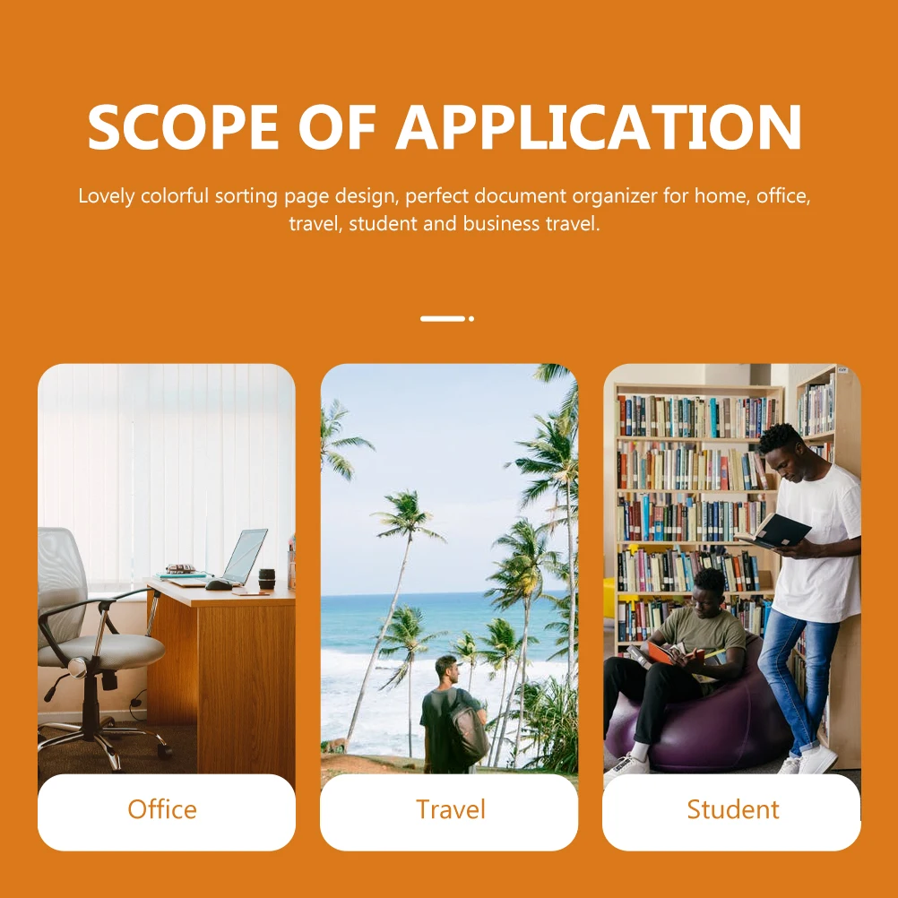 

File Folder Plastic Document Folder A4 Size Multi-Layer Organizer for Files Receipts Paper Office Business Travel Storage