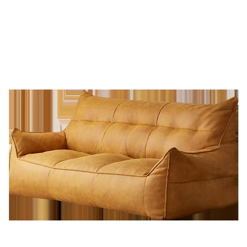 

BK9K wholesale lazy fabric sofa small apartment recliner tatami double bedroom small sofa retro single corner