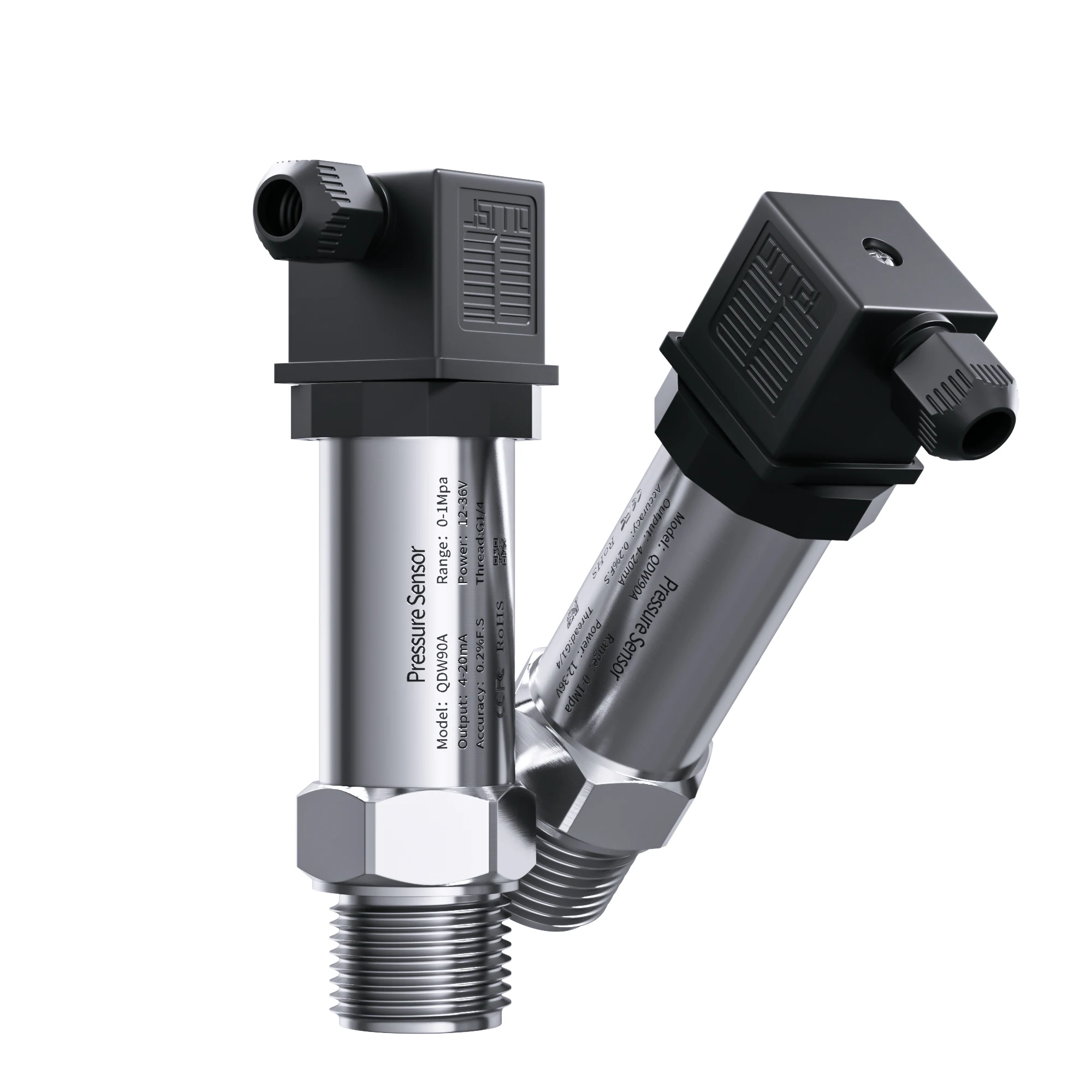 Hydraulic Pressure Transmitter 0-400bar 0-600bar Pressure Sensor Transmitter 4-20mA 0-10V 0-5V RS485 M20*1.5 Pressure Transducer