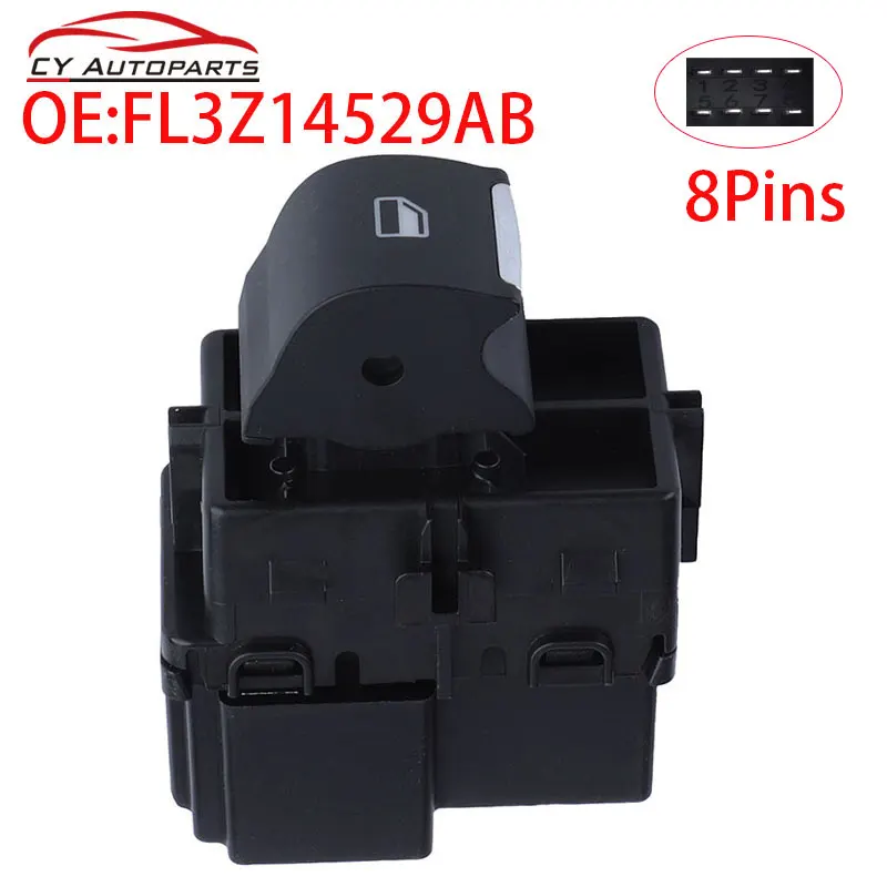 Power Window Switch For Ford F-150 Edge Expedition Navigator FL3Z14529AB FL3Z-14529-AB FL3Z-14529-AC FL3Z14529AC SW7661 DWS2116