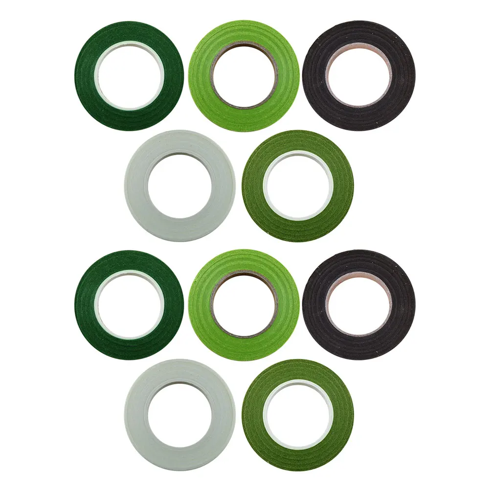 

10 Pcs Paper Tape for Garland Making Artificial Flowers Scrapbooking DIY Craft Party Decorations Gift Wrapping Labeling Holiday