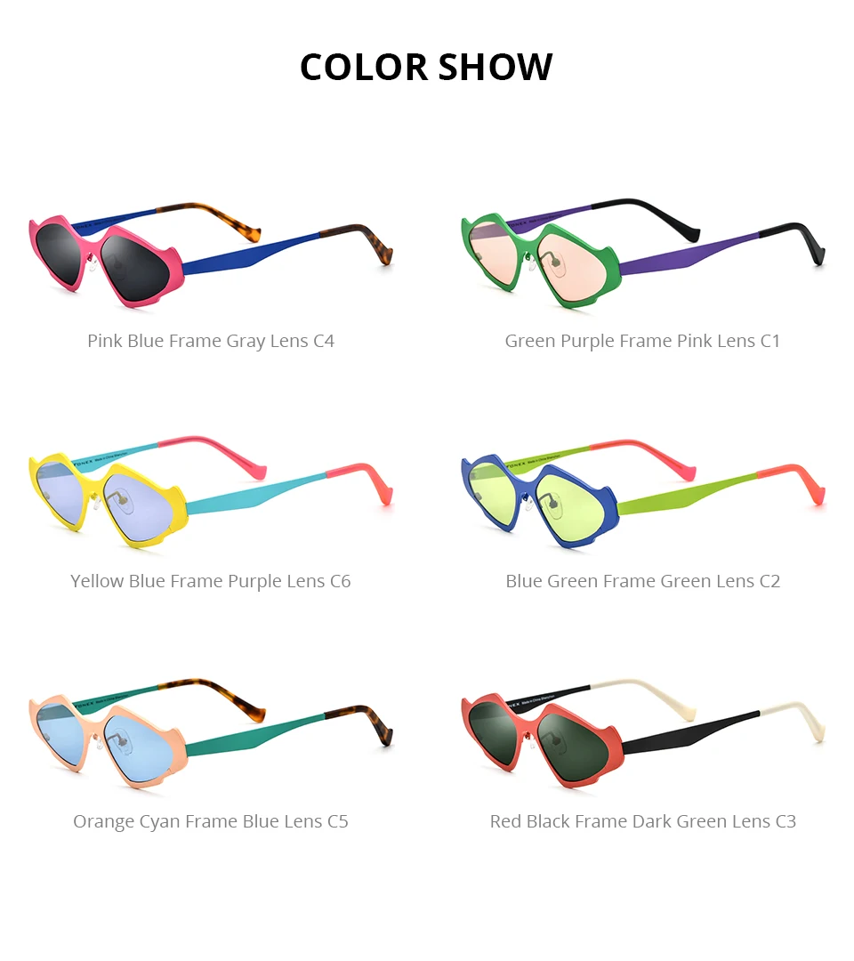 FONEX Titan-Sonnenbrille für Damen, neu im trendigen Markendesign, polarisierte Cateye-Sonnenbrille, hochwertige japanische Cat-Eye-Sonnenbrille 85850 – Detail 23