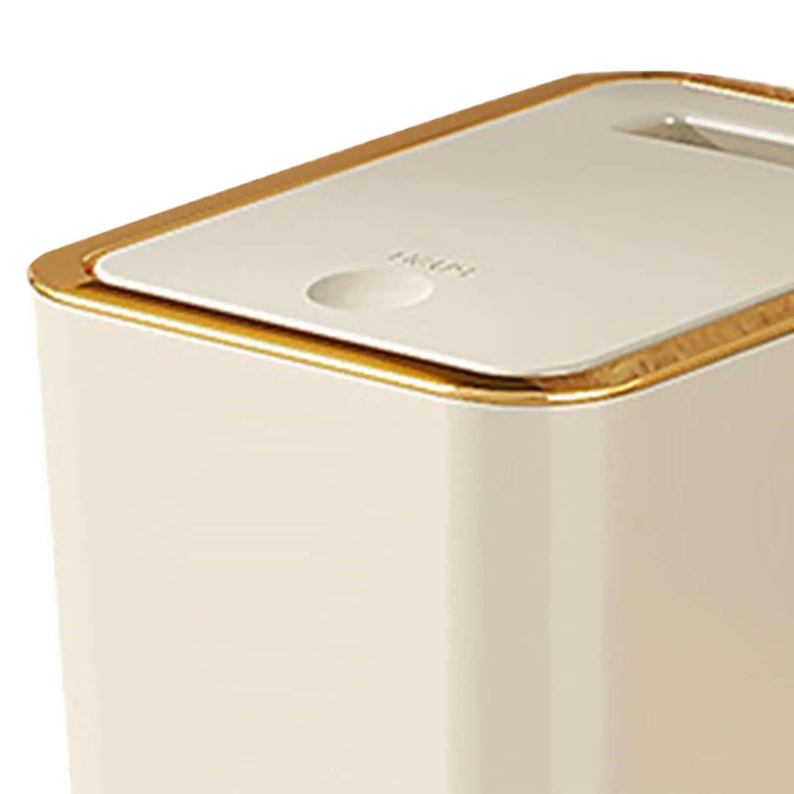 Slim Narrow Garbage Can Rectangular Dustbin Rubbish Container Trash Can with Lid Kitchen Wastebasket for Kitchen Entryway