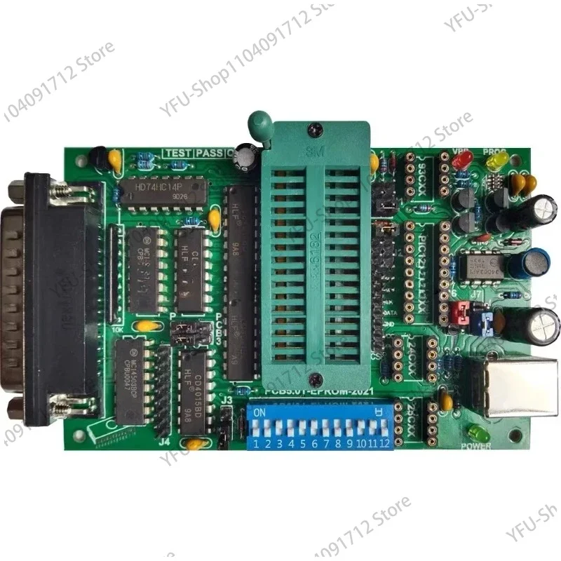 Pcb5 multifuncional โปรแกรมเมอร์ willem queimador eprom แฟลชไมโครคอนโทรลเลอร์เมนบอร์ด bios