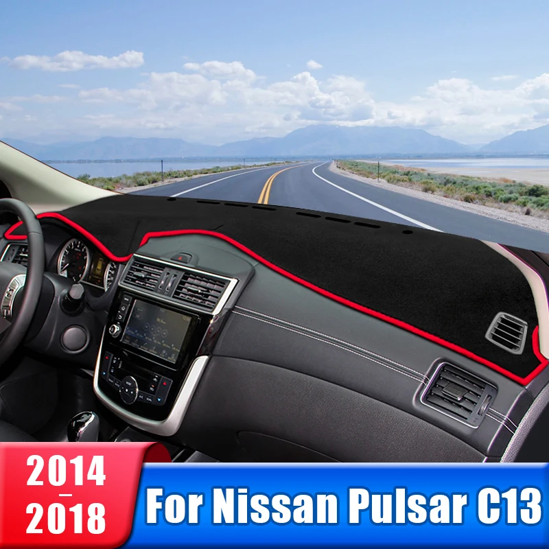 

Car Dashboard Cover For Nissan Tiida C12 2012 2013 2014 2015 2016 2017 2018 2019 Instrument Desk Sun Shade Mat Accessories