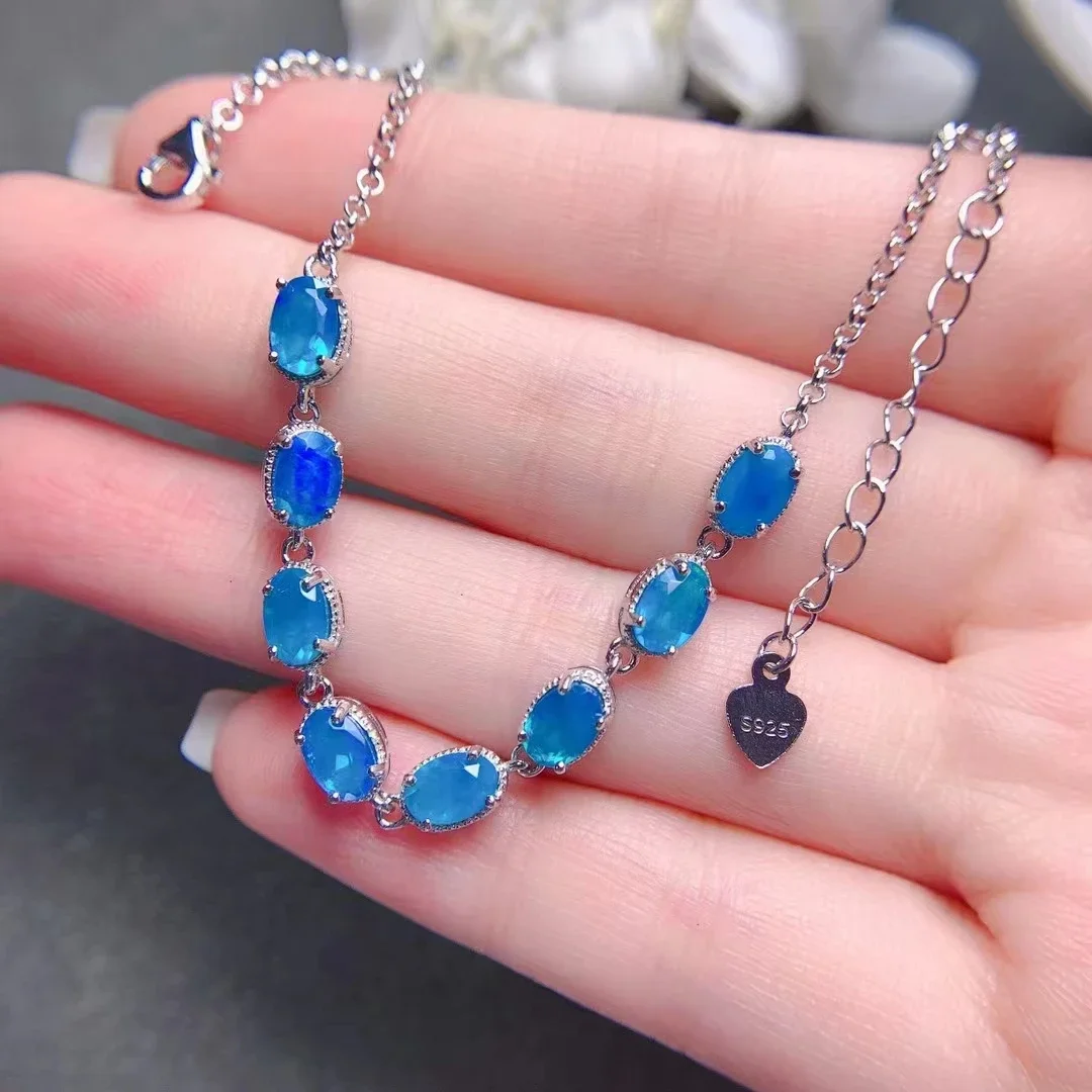 Natural Opal Bracelet S925 Sterling Silver Exquisite Custom Charm Girls Jewelry Free Shipping